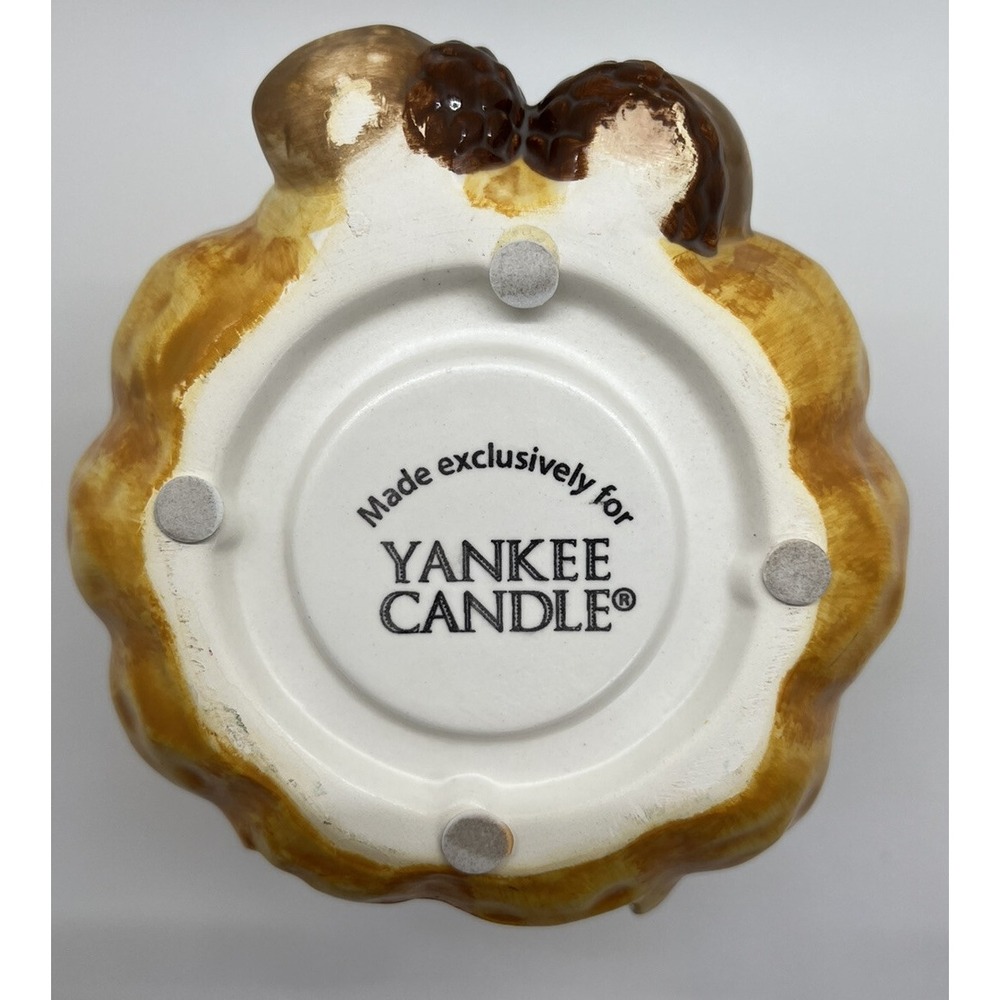 Yankee Candle Gourd Pumpkin Tart Warmer Thanksgiving Autumn Fall Ceramic-No Lid - Picture 7 of 8